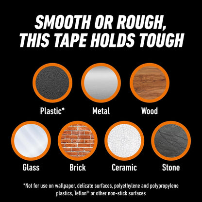 Gorilla Double Sided Mounting Tape Clear 1.5m, Pack of 1
